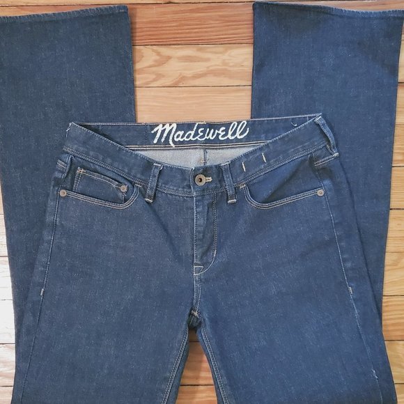Madewell Boot Legger Dark Wash Jeans NWOT Sz 28 x 32 - Picture 1 of 8